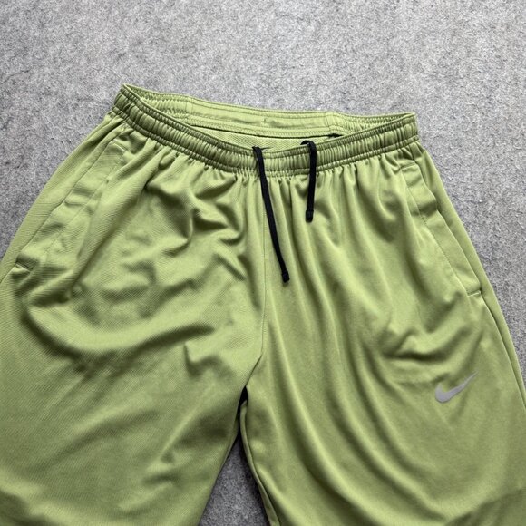 Nike Dri-FIT Challenger Woven Running Pants Men M Green 27" Ankle Zip Tapered - Picture 4 of 16